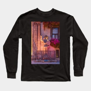 Quedlinburger Roland, town hall, Quedlinburg, Harz, Saxony-Anhalt, Germany Long Sleeve T-Shirt